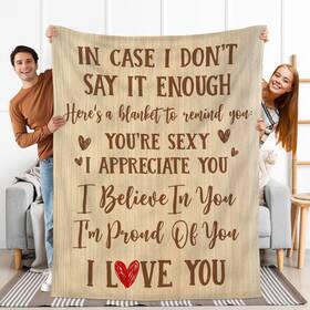 Mln1858nth-youth Wrapix Christmas Couple Gifts For Women Men - Soft Fleece Throw Blankets 50x6