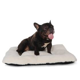 Wrkfree 24#beige Puppy Bed For Crate 24 Inch Washable Pet Mat Small Dogs Comfy Fluffy