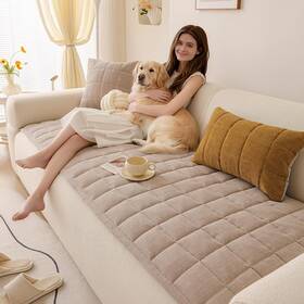 Wujuwushu Rxzer-1 Couch Covers For Dogs Non-slip Washable Sofa 3 Cushion Sof
