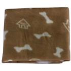 Wzy-4167 Wzyuan Puppy Blanket Bone House Bowl Prints Pet Cushion Small