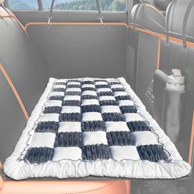 Dcbm06 Xfexm Dog Bed Mat For Car Backseat Extender Non-slip Plaid Pet Bac