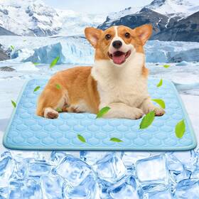 Xinchangshangmao 167085616947 Dog Cooling Mat Q-max 0.5 Ice Silk Pad For Dogs Non-slip And Foldable
