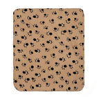 Y18045216jbq6256 Unbranded Soft Warm Paw Print Fleece Blanket Mat 191598575541