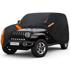 Ysb-02-jp-4d Yoyolaur 10-layer Compatible With Jeep Wrangler Cover Waterproof 4 Door All Weather Fo