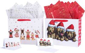 10258485 Ysmile Dog Christmas Gift Bag 1 Count Pack Of 2
