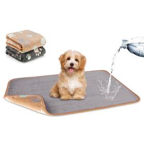 Yp01072-grey-xs-fba Yuepet Waterproof Dog Blankets 2 Pack Washable For Bed Couch Sofa Prot