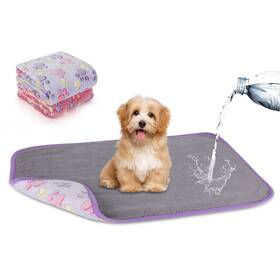 Yp01072-purple-xs-fba Yuepet Waterproof Dog Blankets 2 Pack Washable For Bed Couch So