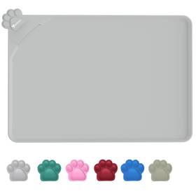 Yuntrav 777816949938 Waterproof Pet Feeding Mats With High Lips - Multiple Size And Colors Silico