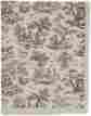 Yvc-517 Harry Barker Toile Blanket Brown Small 817132019257