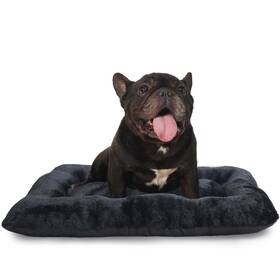 Zi-dm24-hs Zihapgpzp Small Dog Crate Bed 24 X 18 - Washable Extra Soft Kennel Mat Cozy Fluffy Wit