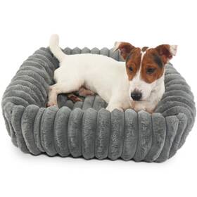 Zihapgpzp Zi-fw-sh-20 Rectangle Dog Bed For Small Dogs Washable Furry Puppy Beds Orthopedic Soft Ca