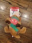 Kong Holiday Christmas Cozie Marvin Moose Reindeer Md Squeaky Plush Dog Toy 11". Fixed Price $14.99.