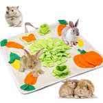 24''X24'' Rabbit Foraging Mat With Handle Pet Snuffle Interactive Feed Ga.... Fixed Price $24.76.