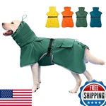 Koogal Reflective Waterproof Dog Raincoat Adjustable Hooded Poncho For Medium-la. Fixed Price $93.30.