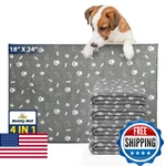 Muddy Mat Washable Pee Pads For Dogs Pack 18X24 Waterproof Reusable Non-slip. Fixed Price $50.52.