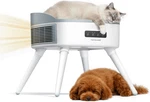 Pet Safe 2-IN-1 Space Heater & Heated Cat Bed Quiet 1300W Indoor Warmer. Fixed Price $165.99.
