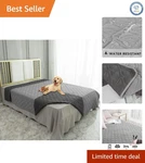 Luxurious Waterproof Pet Throw Blanket Reversible, Machine Washable 52X82 Inch. Fixed Price $36.05.