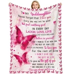 Gifts From Godmother Godfather, Soft Flannel Blanket.... Fixed Price $30.46.