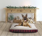 Vibrant Life Large Holiday Gusseted Mat Dog Bed,red & Black Buffalo Plaid. Fixed Price $30.00.