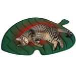 Nwk Green Leaf Self Warming Pet Bed Mat Thermal Dog Cat Pad Washable 30"X19". Fixed Price $28.48.