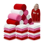 Remerry 32 Pcs Fleece Throw Bulk 60X50 In Doube Sided Blankets.... Fixed Price $99.53.