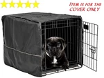 Dog Crate Pet Cage Kennel Cover Black Quiet Time Breathable 24" Small. Fixed Price $13.49.