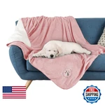 Waterproof Pet Blanket 50X60-INCH Reversible Sherpa Fleece Throw Protects. Fixed Price $52.31.