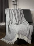 Eikei Wool Throw Blanket Geo Diamond Pattern Oversized Couch Fr.... Fixed Price $63.06.