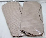 X2 Pet Bowl Quick Dry Mats Tan Dog Paw Prints Bone Shape 24" 17" New. Fixed Price $18.95.
