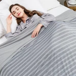 Queen Size Cooling Blanket All-season Comfy Breathable Hypo-allergenic 90X90. Fixed Price $49.86.
