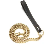 Rumypet 18K Gold Dog Chain Leash 15MM Solid Chew Proof 316L Stainless Steel Cuba. Fixed Price $73.77.