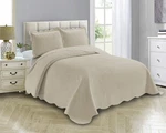 Linen Plus Luxury Oversized Coverlet Embossed King/california King, Beige. Fixed Price $36.99.