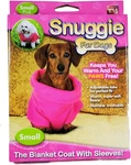 Snuggie For Dogs Extra Small Pink The Blanket Coat With Sleeves 6-7IN,5-7LBS. Fixed Price $16.89.
