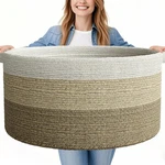 Gopas 125L Extra Large Blanket Basket, 25" 16", Jumbo Pack, Gradual Brown. Fixed Price $75.69.