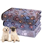 1 Pack 3 Pink Blankets For Small Dogs, Soft Fluffy Paw Print Pattern Flee.... Fixed Price $25.32.