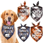 Stmk 4 Pack Thanksgiving Day Dog Bandanas, Large,. Fixed Price $21.84.