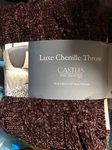 Karen Castles Home Collection Luxe Chenille Throw Cable Knit 50X60 " - New. Fixed Price $29.00.