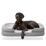 Orthopedic Xl Bed For Large Dogs With Faux Fur Top, Waterproof Pet Couch .... Fixed Price $52.87.