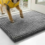 Large Dog Mat For Muddy Paws 32X20 Absorbent Chenille Crate Pad With Dual-l.... Fixed Price $29.18.