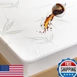 Softhour Twin Xl Mattress Protector Waterproof Pad Washable Bamboo. Fixed Price $57.56.