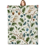 Cute Owl Woodland Bird & Floral Throw Blankets,birthday Gifts For Wom.... Fixed Price $36.37.