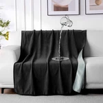 Qiyi Waterproof Blanket For Bed Couch Sofa, Small 40" 60", Black/light Grey. Fixed Price $37.47.