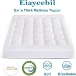 Eiayeebil Twin 2" Thick 1400GSM Mattress Topper Pillow - Soft Back Pain Reli. Fixed Price $54.90.