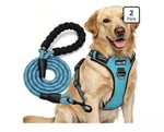 Large Tobedri No Pull Dog Harness Adjustable Reflective Oxford Easy Control. Fixed Price $15.00.