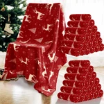 Preboun 48 Pack Bulk Christmas Soft Fleece Blankets 50 X 60 Inch. Fixed Price $287.72.
