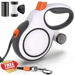 Meegood Retractable Dog Leash 26FT Heavy Duty Medium Large Tangle-free White. Fixed Price $34.99.