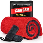 Thinklearn 3-PACK Car Drying Towel-microfiber Extra Large, Gray-red. Fixed Price $32.19.
