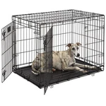 Midwest Large Double Door Wire Dog Pet Crate 1636DDU 36X23X25H Cage Kennel. Fixed Price $40.00.