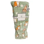 Shiba Inu Dog Soft Cozy Throw Blanket. Fixed Price $55.00.