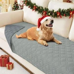 Hyha Waterproof Dog Bed Blanket, Soft Pet 30X70 Inch, Grey+dark. Fixed Price $22.50.